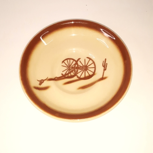 VINTAGE 40s Tepko Broken Wagon Wheel Luncheon Set - Picture 6 of 16